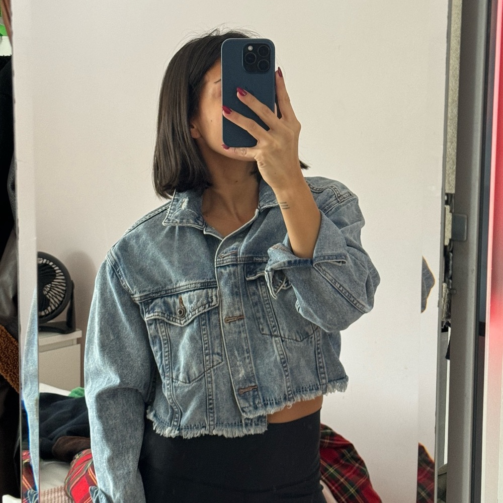 Cropped Denim Jacket